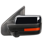 Foldable Chrome Powered Side View Mirror for Ford F150 (2004–2014)