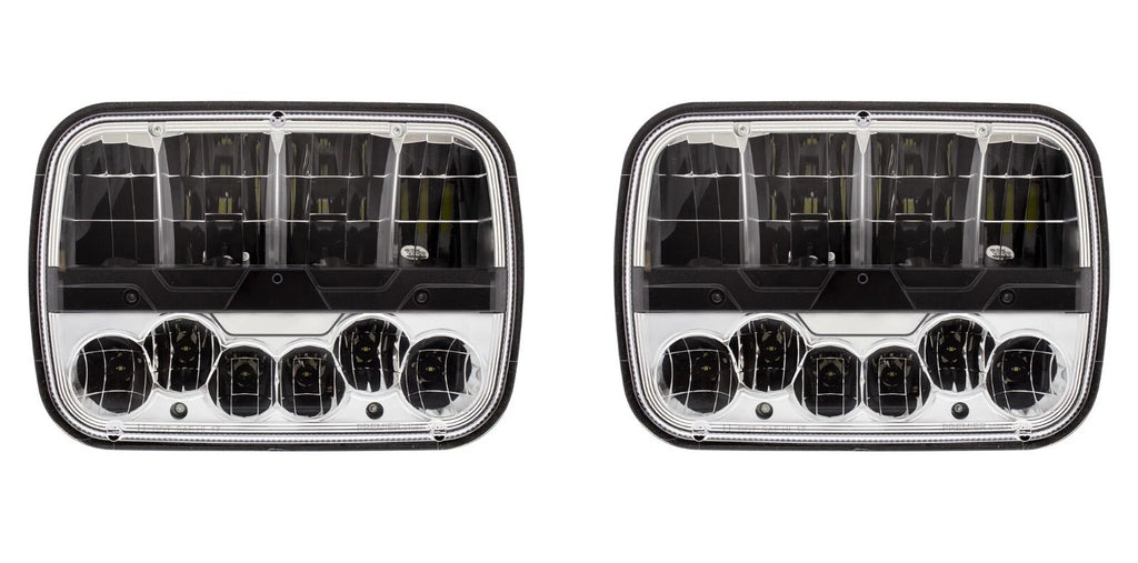 High Power LED Headlights Pair Replacement for United Pacific ULTRALIT (2010–2024)