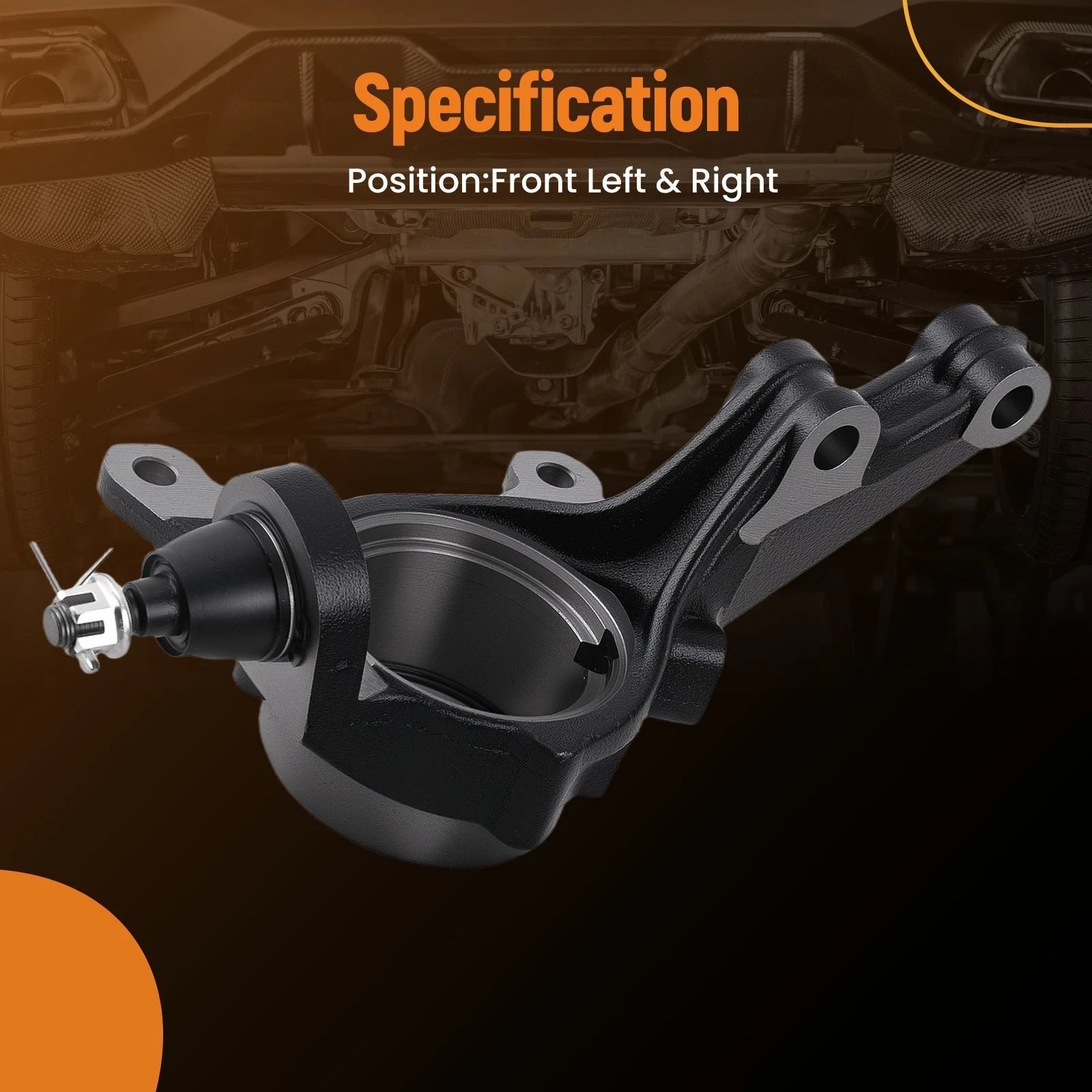Steering Knuckle for Honda CR-V L4 2.4L 2002–2006 Front Driver & Passenger