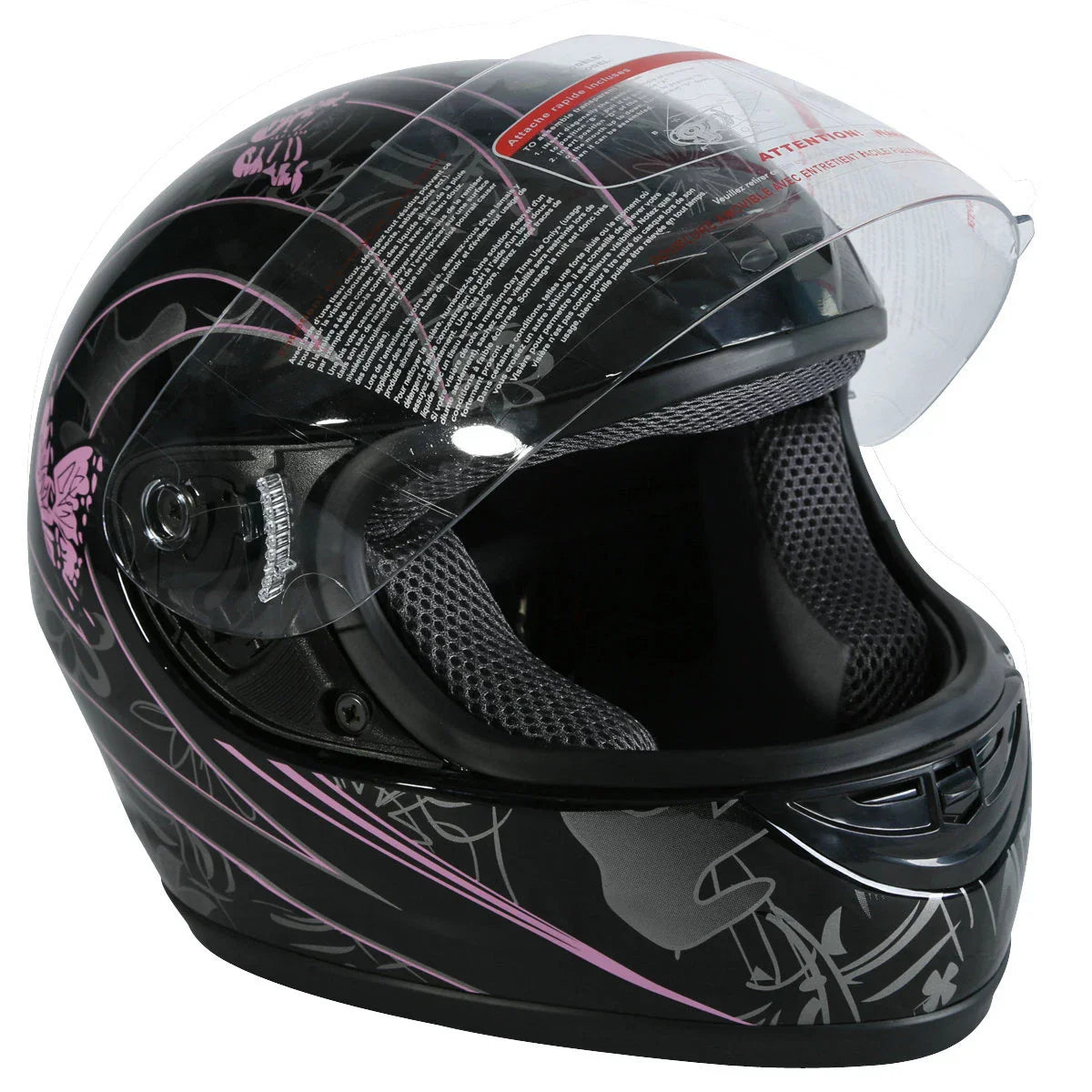 Full Face Helmet DOT Flip Up for Motorcycle Size S M L XL