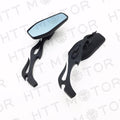 Black Aluminum Rear View Side Mirrors for Harley Cruiser Chopper