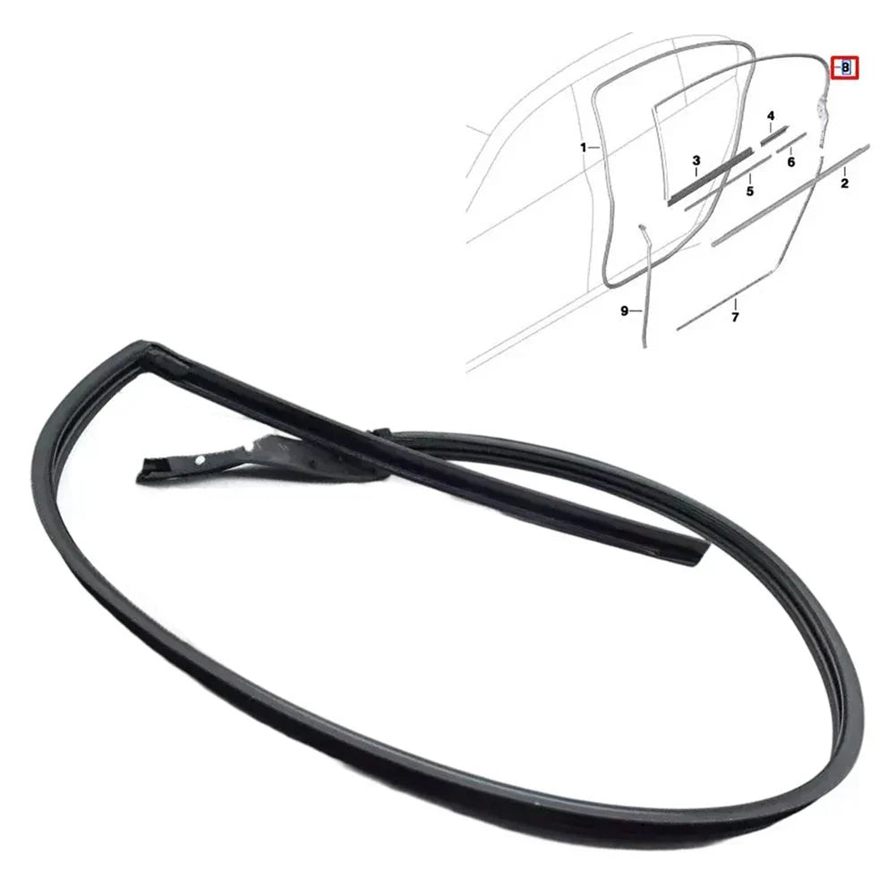 Weather Strip Rear Right Door for BMW
