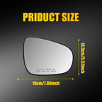 Heated Mirror Glass Right Side for Lexus LS460 (2013–2017) ES350 (2013–2018) CT200h