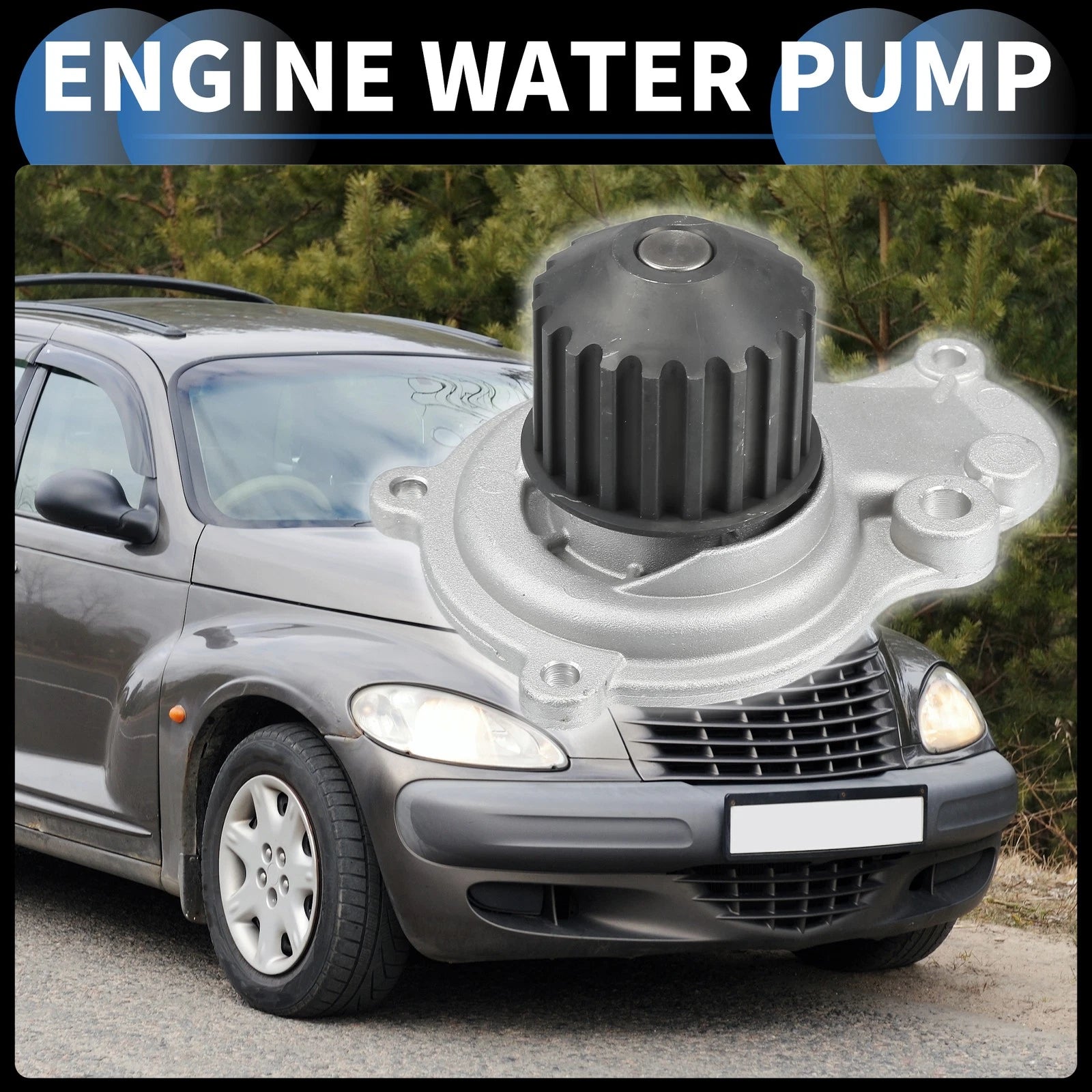 Water Pump with Timing Belt Kit for Chrysler PT Cruiser (2001–2010) No. 4694307AC/4781570AB