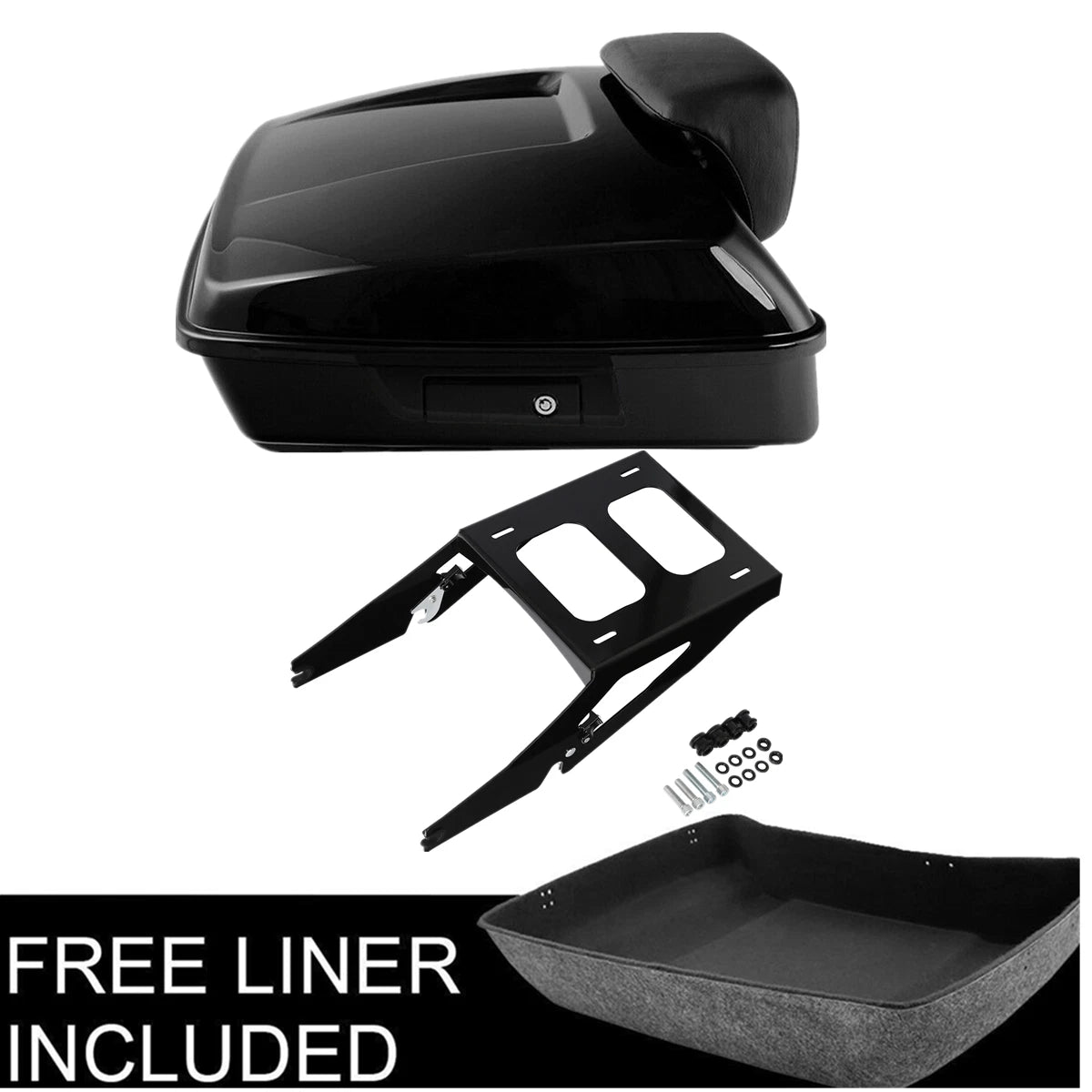 Chopped Trunk Pad Mount Rack for Harley Davidson Sport Glide FLSB (2018–2023)