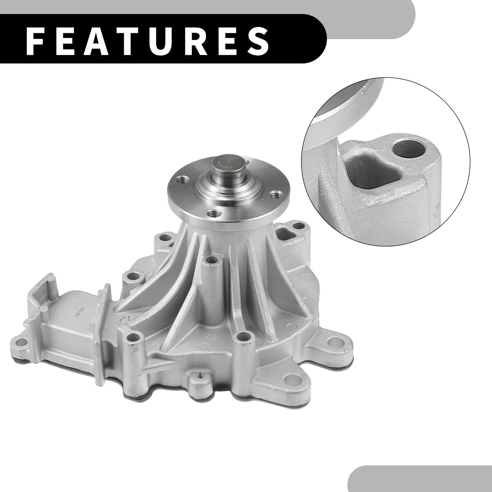 Water Pump with Gasket Kit for Toyota Fortuner (2004–2016) No. 1610009260/1610039485