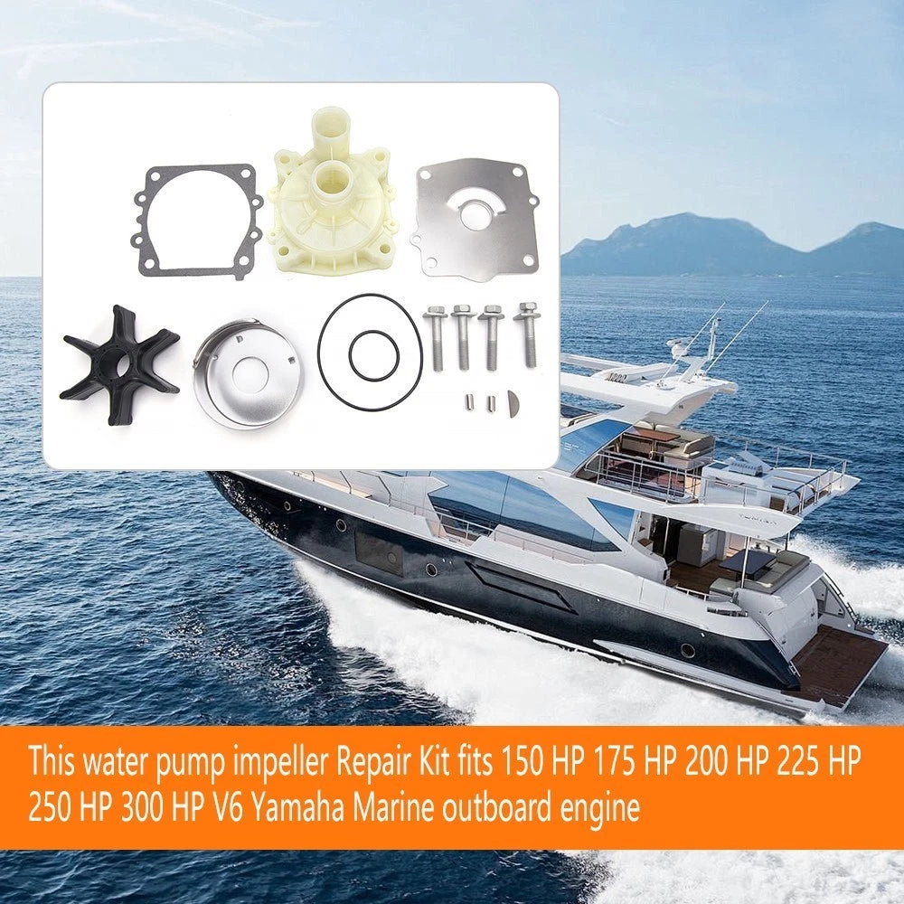Water Pump Impeller Kit for Yamaha Outboard 150-300 HP (61A-W0078-01)