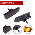 Smoked Lens Amber Front Bumper Side Marker Lights for Chevy HHR (2006–2011)