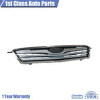 Grille Assembly for Subaru Outback (2010-2012) Silver Textured Gray Insert