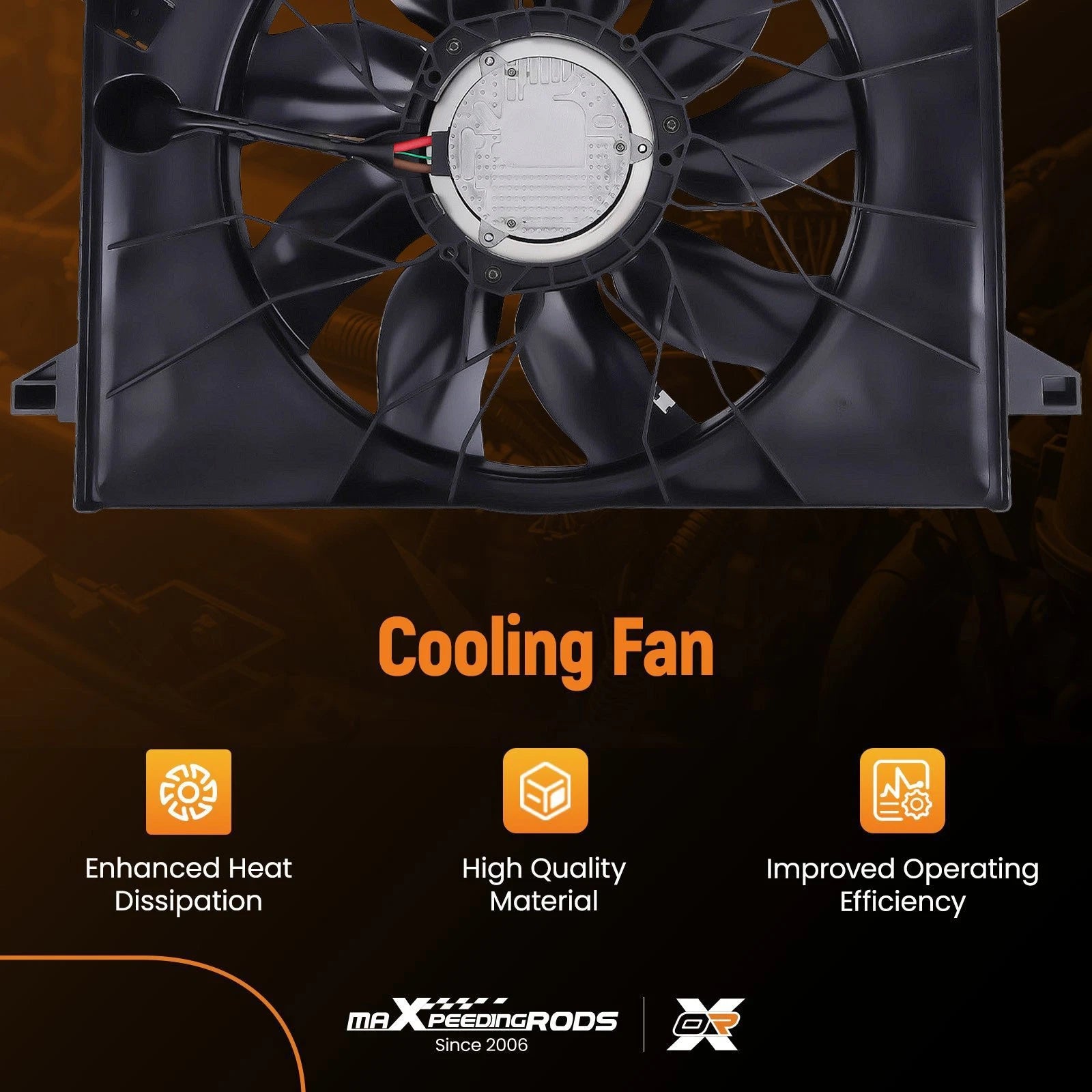 Electric Radiator Cooling Fan for Dodge Charger SRT (2015-2022)