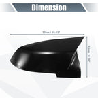 1 Pair Mirror Cover Cap Gloss Black for BMW X1 328i 125i 330i 320i 220i