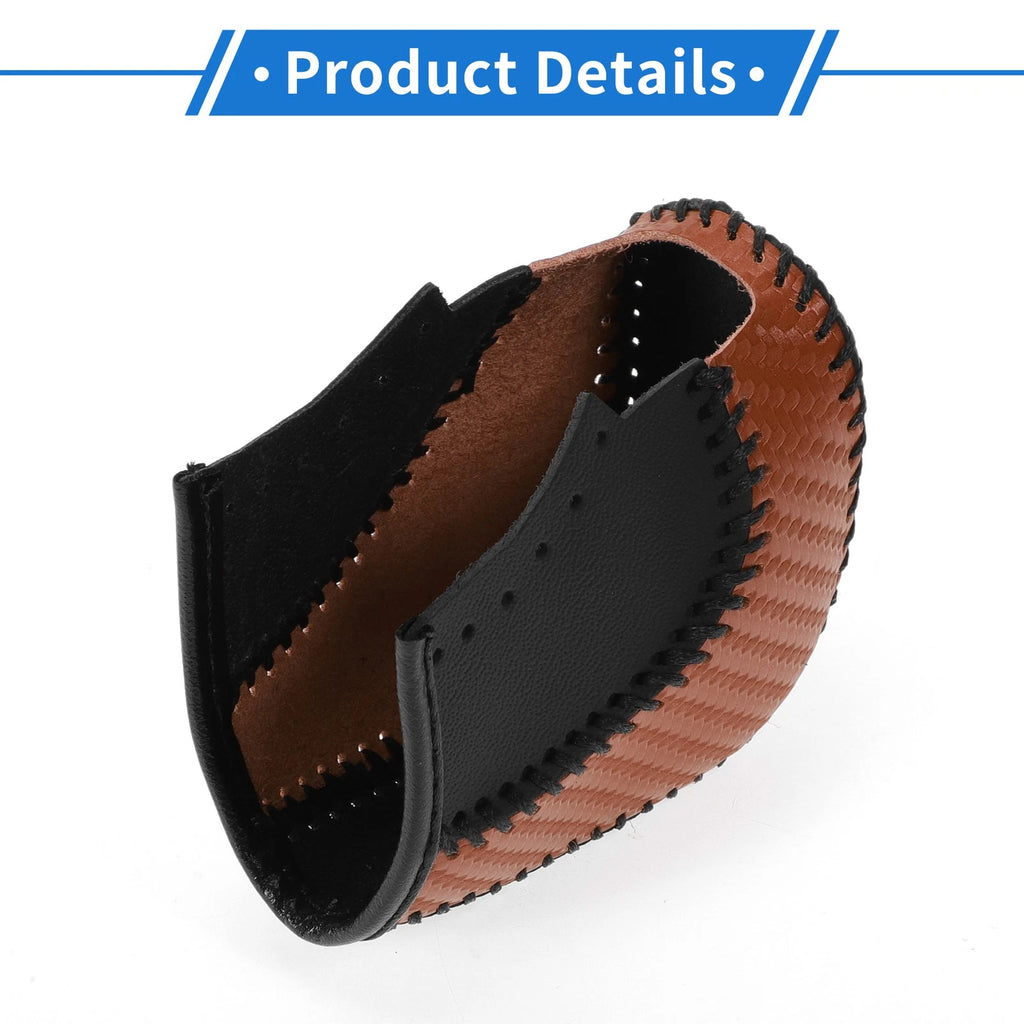 Gear Shift Knob Cover for Volkswagen Golf (2015–2019) Brown Carbon Fiber