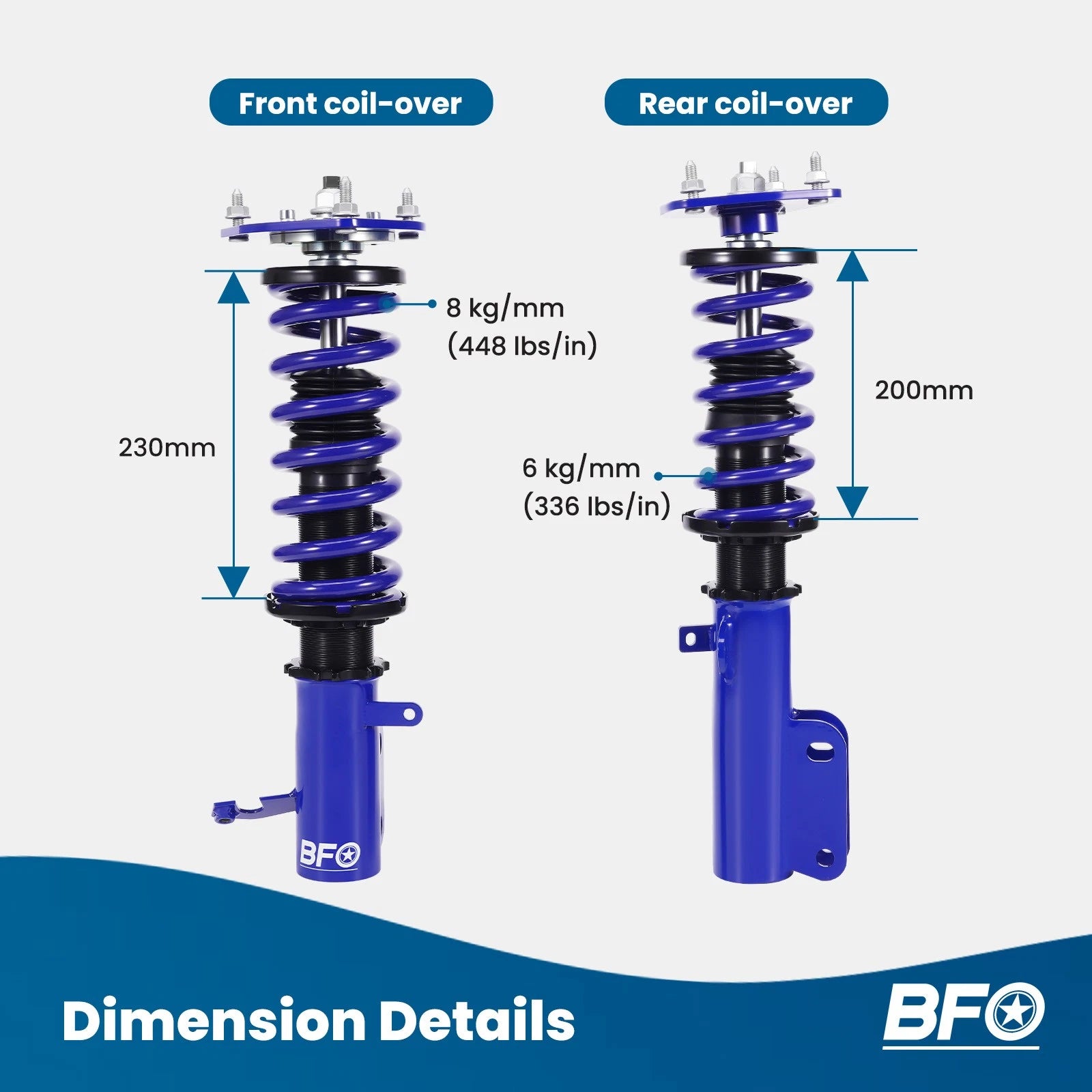 Coilovers Lowering Kit for Toyota Corolla (1987-2002)