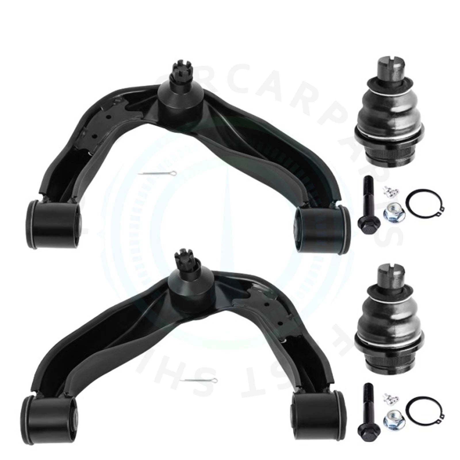 Set of 4 Front Upper Control Arm Ball Joints for Nissan Frontier Pathfinder (2005–2019)