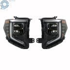 Set of 2 LED Headlights Assembly for GMC Sierra 1500 AT4/AT4X (2022–2024)