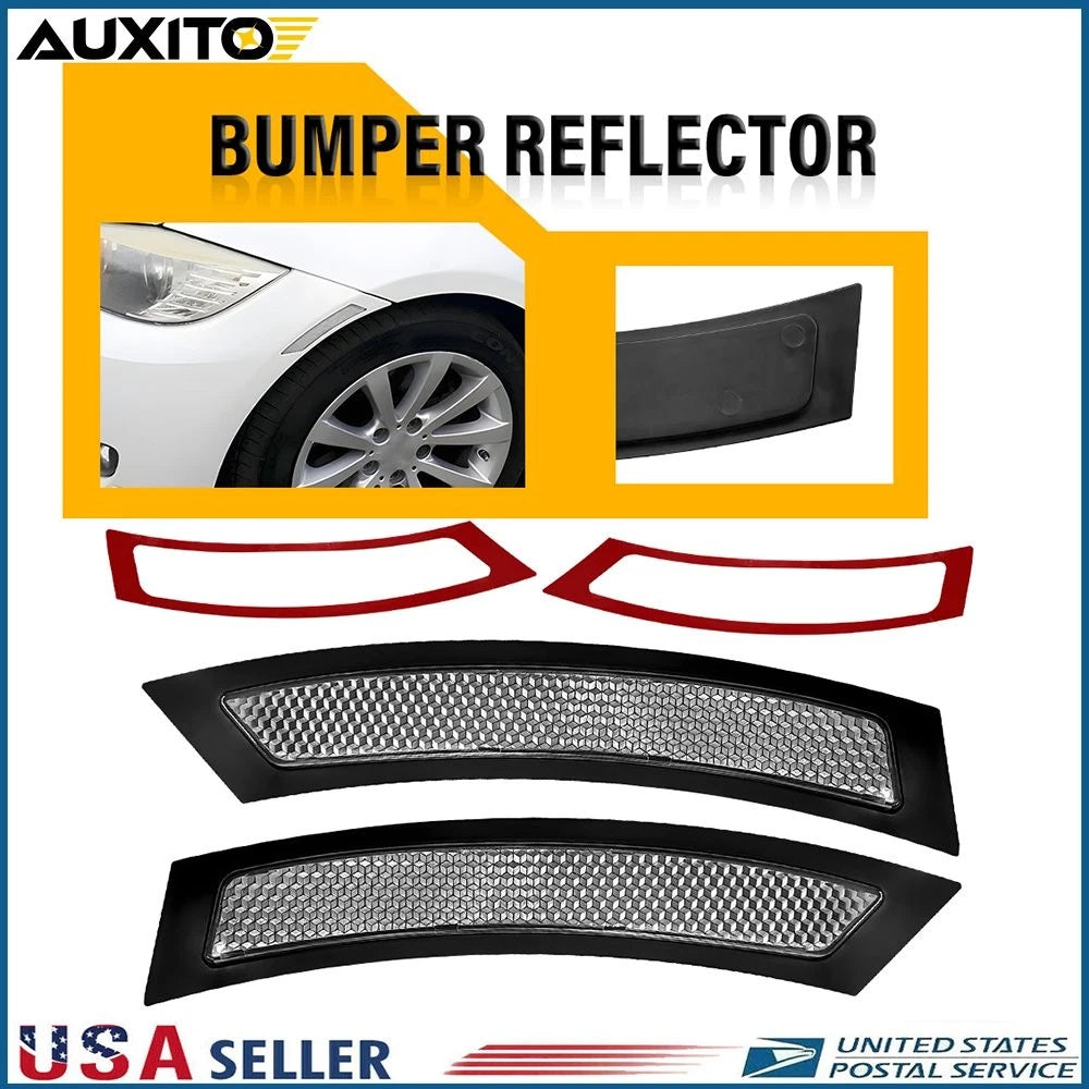 2X Front Bumper Side Marker Light Reflector for BMW 3-Series (2007–2013)