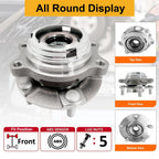 Pair Front Wheel Bearing Hubs for INFINITI Q40 (2015) & Q50 (2014–2023)