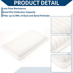 Set of 2 Engine Air Filters No.17801-YZZ01 for Lexus ES330 (2002–2006)