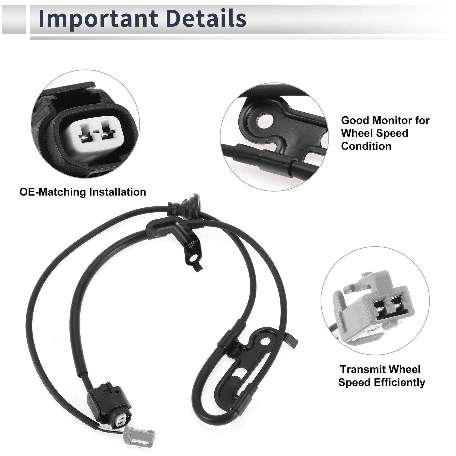 ABS Wheel Speed Sensor No. 89516-33060 for Toyota Camry (2010–2011)
