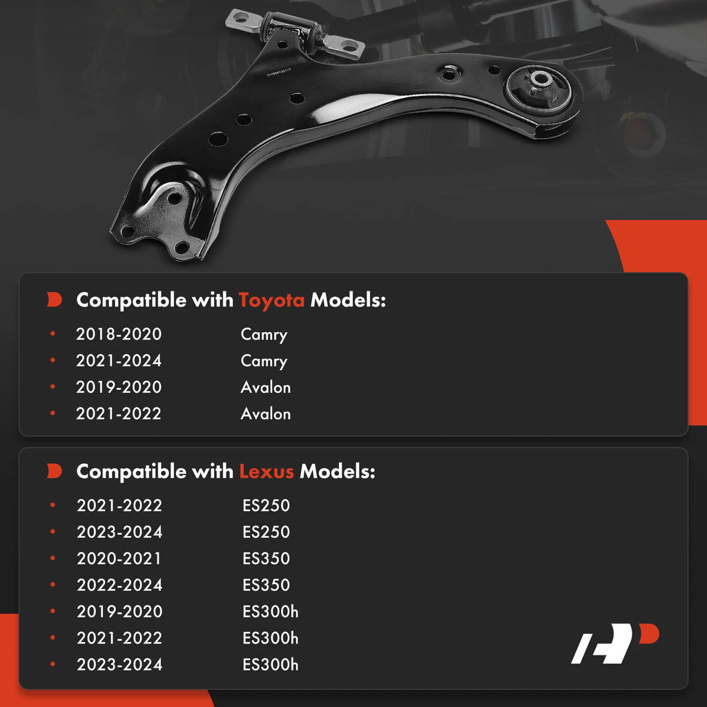 Front Left Lower Side Control Arm for Toyota Camry & Avalon (2018-2024)