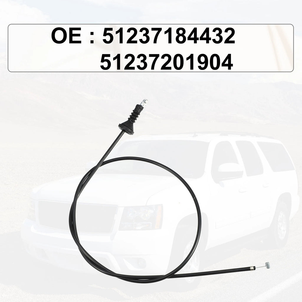 Hood Release Cable for BMW 328i (2012–2015) 51237184432 51237201904