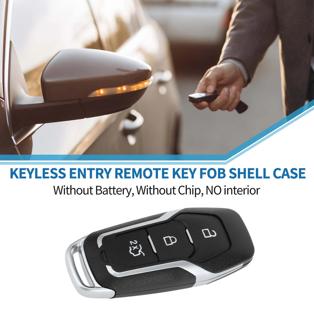 3X Keyless Entry Remote Fob Key Shell Case for Ford Mondeo (2014–2018)