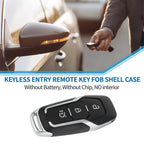 3X Keyless Entry Remote Fob Key Shell Case for Ford Mondeo (2014–2018)