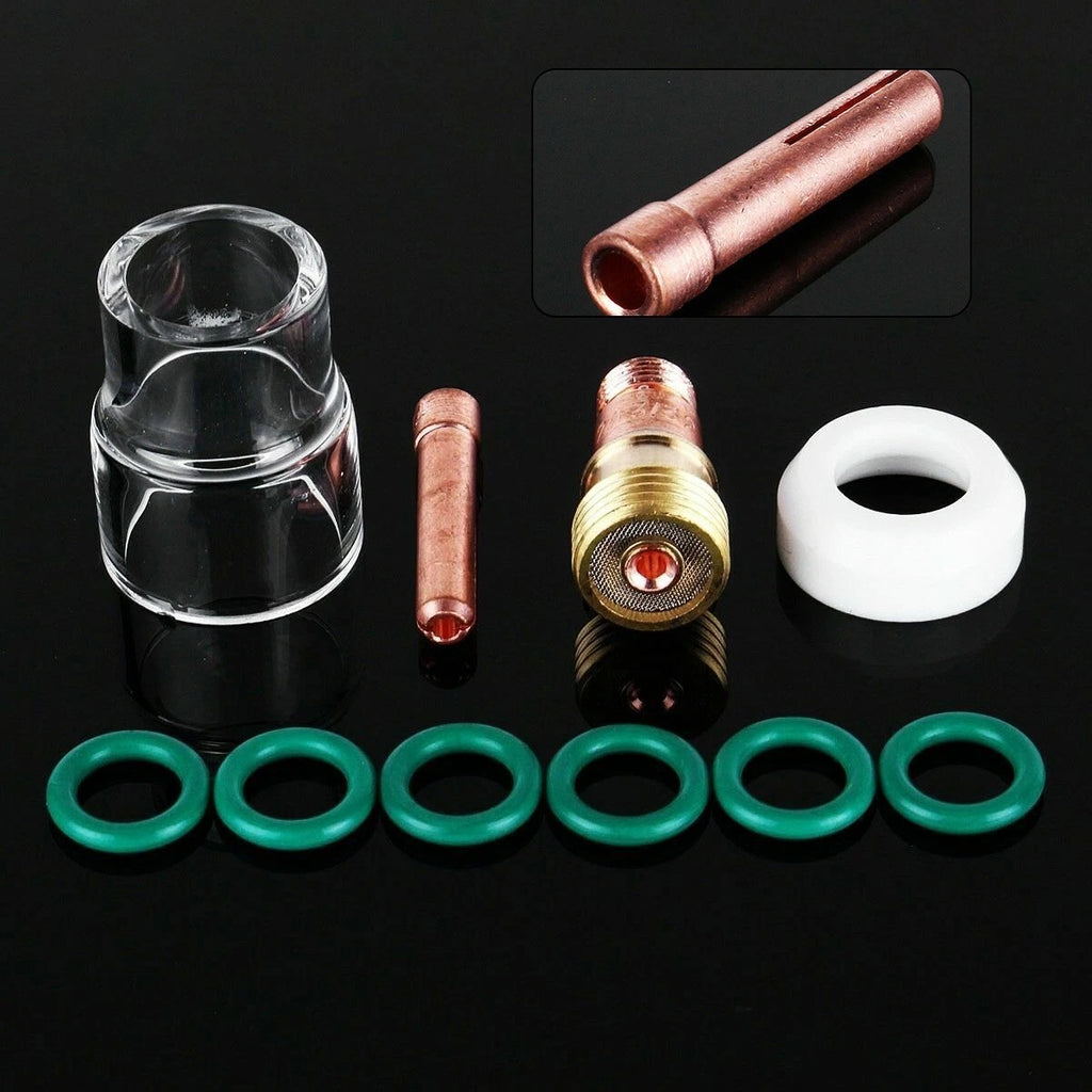 10PC Set of Transparent Shielding Cups for TIG Welding Torch