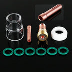 10PC Set of Transparent Shielding Cups for TIG Welding Torch