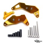 Gold Engine Guard Cover Slider Pads for Kawasaki Ninja 400 (2017–2019)