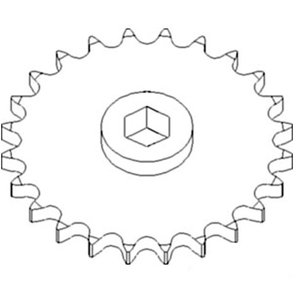 24 Tooth Sprocket for AH215519 (Row Unit, 80 Chain)