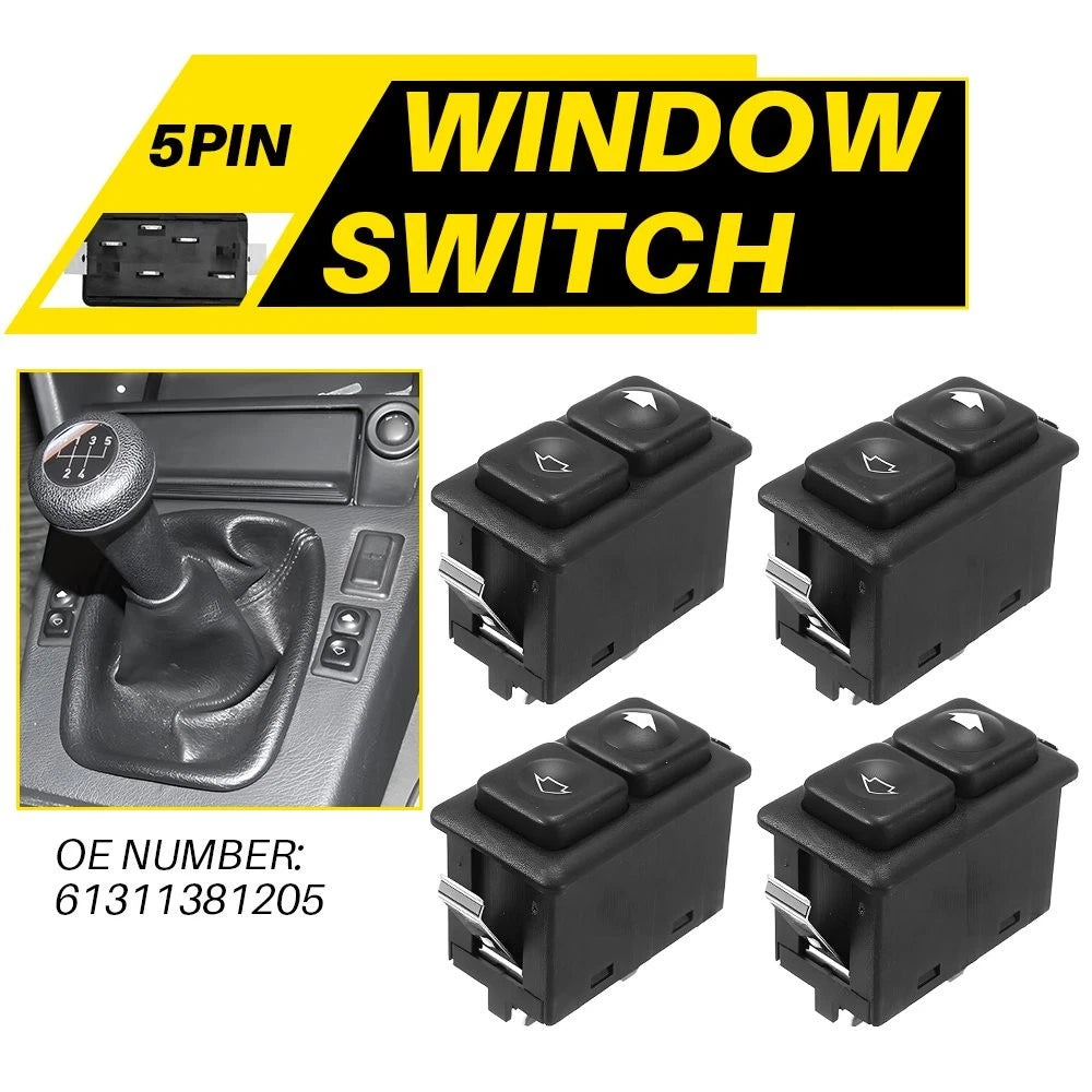 Power Window Control Switch for BMW 3 5 6 Series (E30 E28 E24)