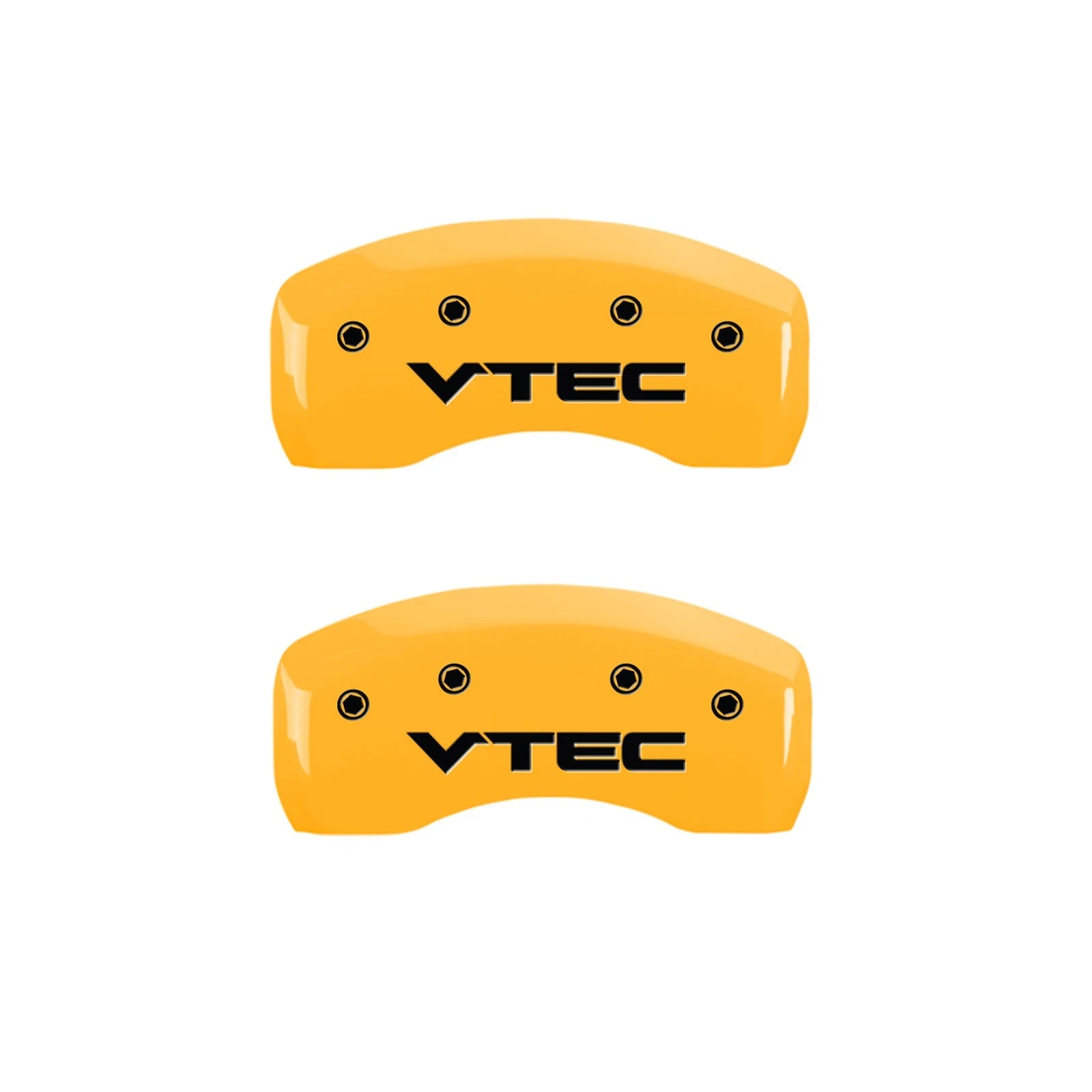 Caliper Covers Set Front and Rear Yellow for Acura MDX (2007–2013)