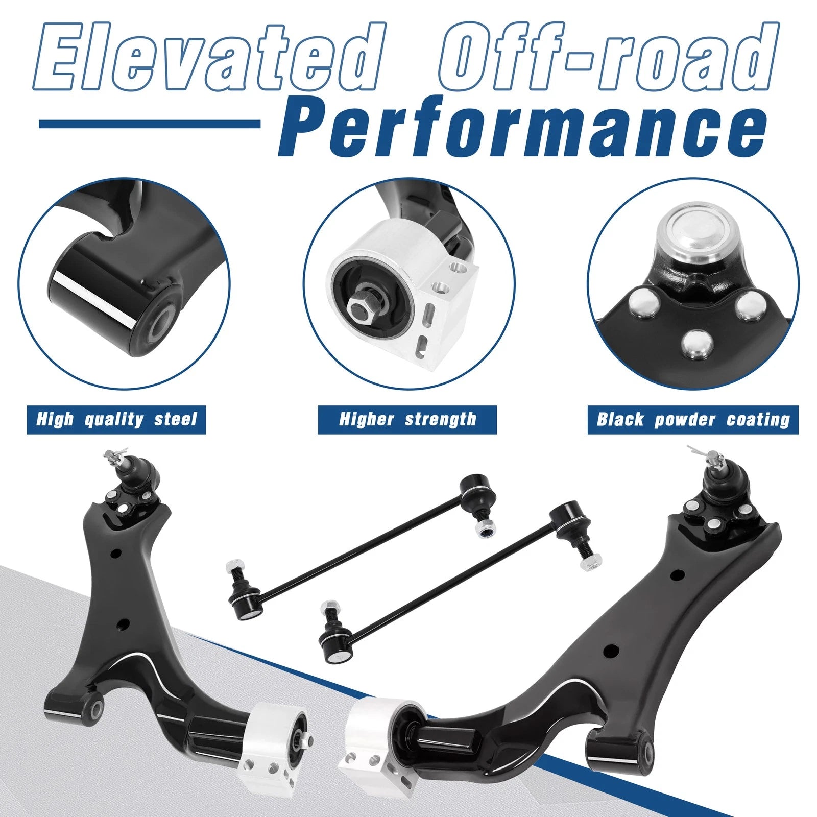 Front Lower Control Arm w/ Ball Joint Sway Bar Kit for Equinox Terrain (2010–2017)