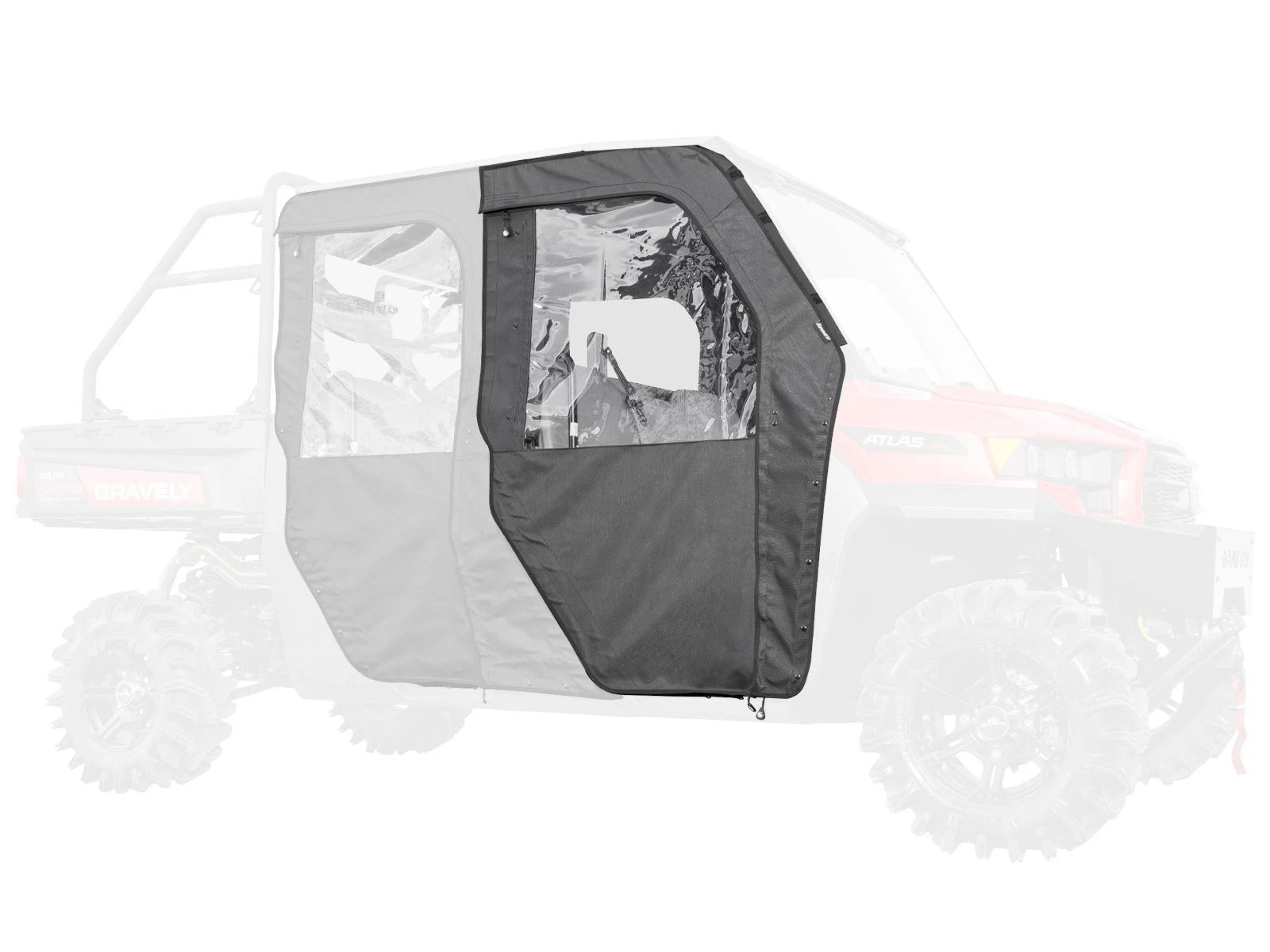 SuperATV Primal Soft Cab Enclosure Doors for Gravely Atlas JSV 6400 (2023+)