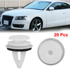 20 x Plastic White Retainer Clips for BMW E46 E90 F30 X5 X3 E60