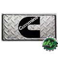 Cummins Diesel License Plate Tag Decal Emblem for Diesel Engines (All Years)