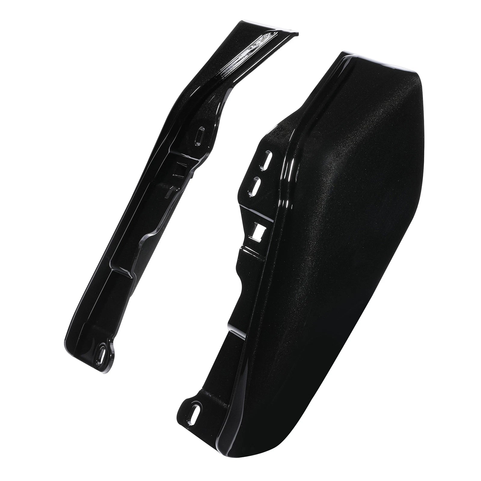 Mid-Frame Air Deflectors for Harley Road Glide (2018) - Black