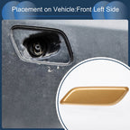 Front Left Washer Nozzle Cover Cap for Honda Accord VIII (2011–2013) Gold Tone