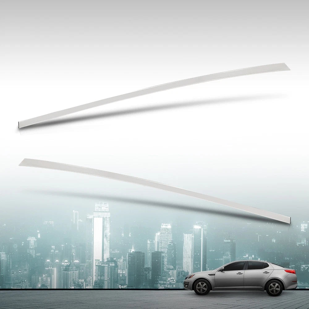 Set of 2 Chrome Upper Door Panel Trim for Kia Optima (2011–2015)