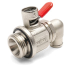 Oil Drain Valve with Removable L-Shape Hose End Combo for