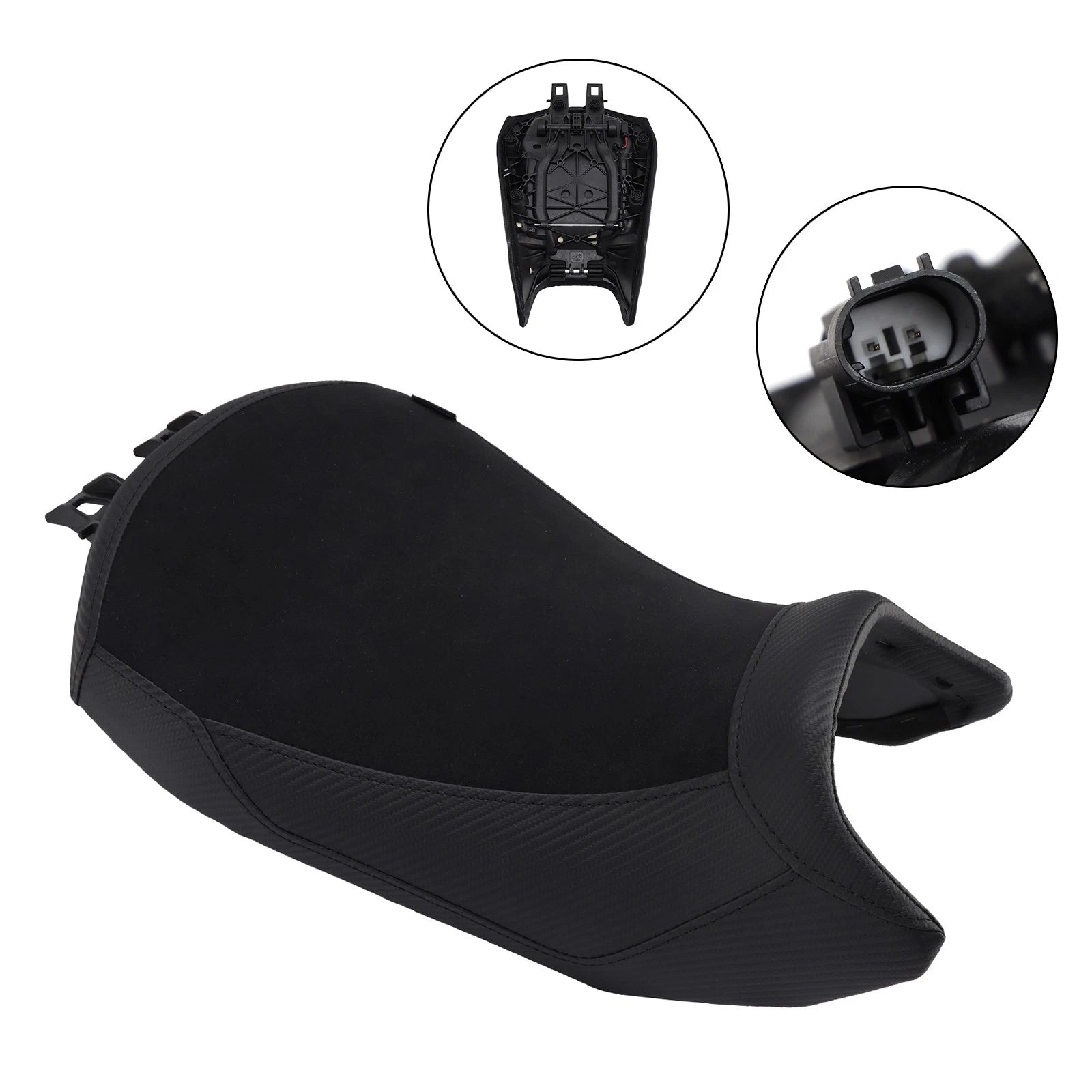 Lower Front Driver Seat Pillion Saddle Black for BMW R1300GS (2024–2025)