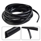 1pc 6M U-Shape Auto Door Moulding Rubber Strip Trim Guard Edge Protector Cover for Car