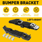 Set of 2 Front Bumper Cover Support Brackets for Hyundai Sonata (2015–2017)