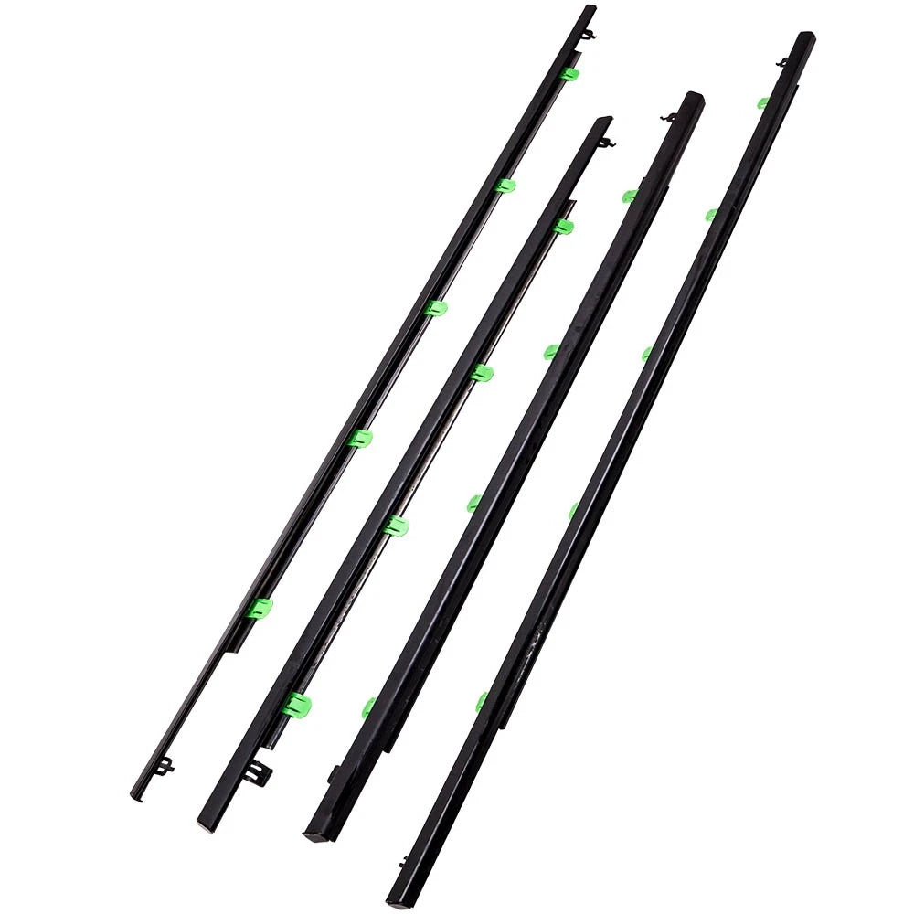 Set of 4 Weatherstrip Window Moulding Trim Seal for Honda CR-V (2007–2011)