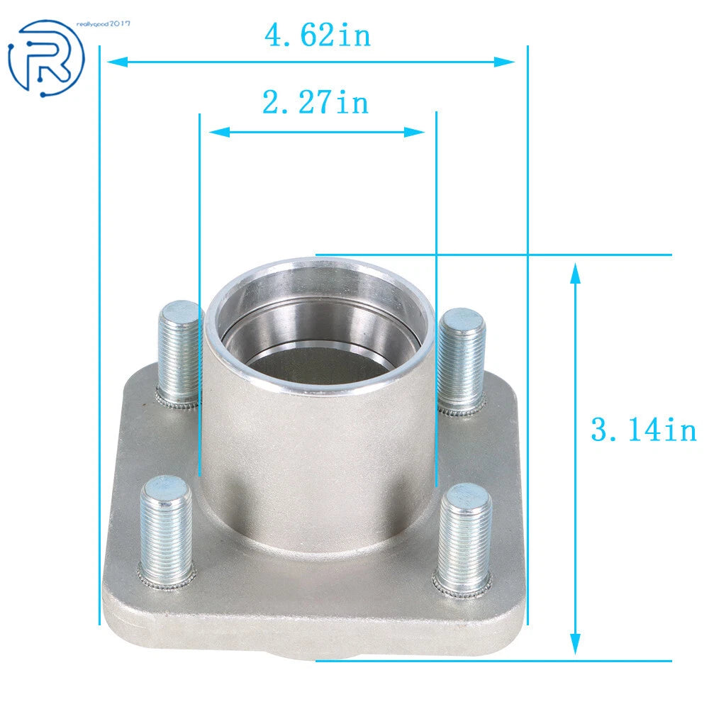 Front Wheel Hubs Set of 2 for EZGO Golf Carts (2001-Present)