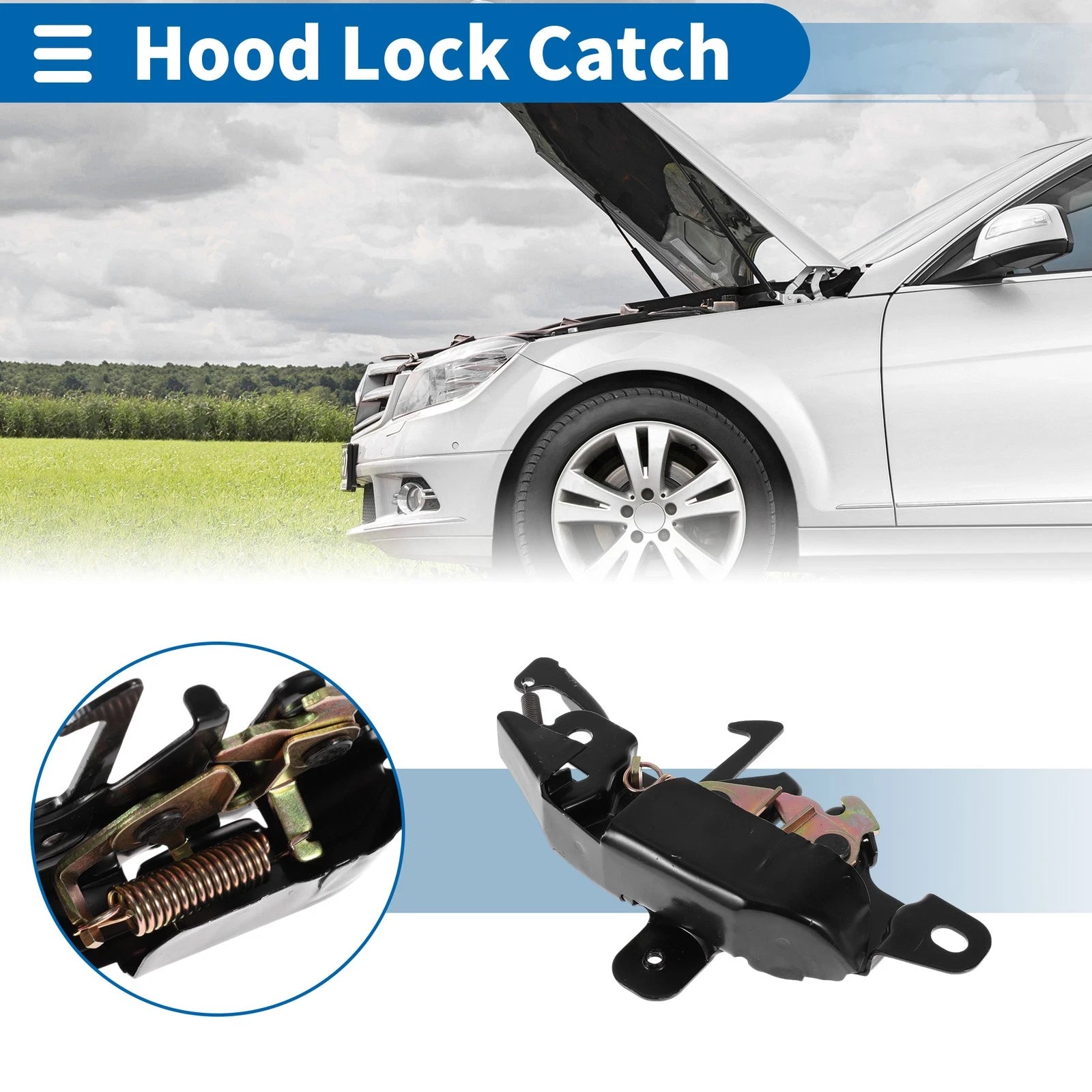 Hood Latch Assembly for Toyota 4Runner (1991–1995) No. 5351035050