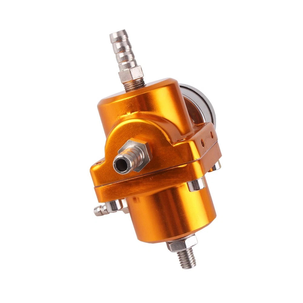 Adjustable 1-140 PSI Fuel Pressure Regulator for Universal Applications