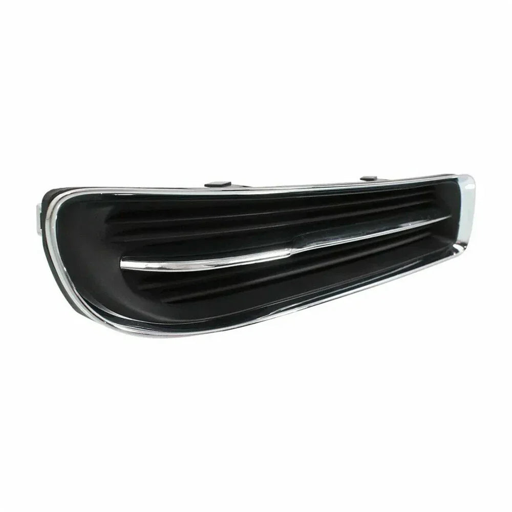 Fog Light Lamp Hole Covers for 2011-14 Chrysler 300 Black Chrome Trim