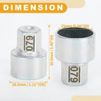 Wheel Lock Lugnut Antitheft Screw Nut Removal Key Socket for BMW MINI COOPER